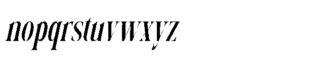 Hailove Italic Font LOWERCASE