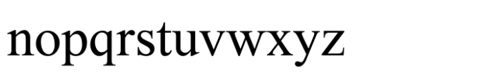 Haim Yafim MF Medium Font LOWERCASE