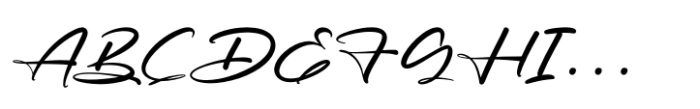 Hajelta Font UPPERCASE