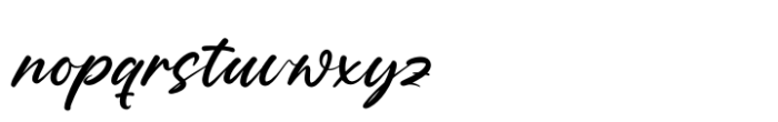 Hajelta Font LOWERCASE
