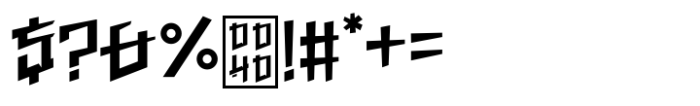 Hakaze Regular Font OTHER CHARS