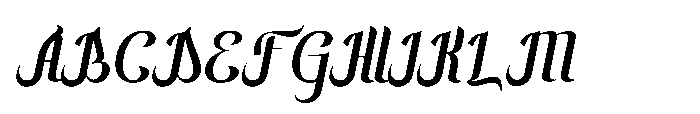 Hakia Qafila Italic Font UPPERCASE