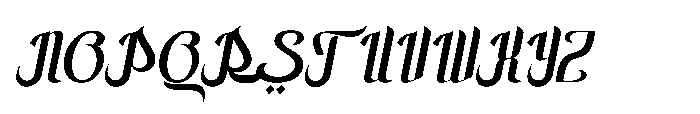 Hakia Qafila Italic Font UPPERCASE