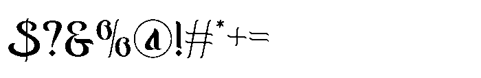 Hakia Qafila Regular Font OTHER CHARS
