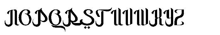 Hakia Qafila Regular Font UPPERCASE