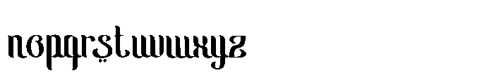 Hakia Qafila Regular Font LOWERCASE