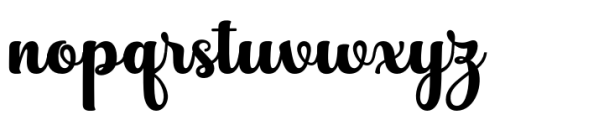 Hakime Font LOWERCASE