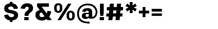 Hakter Bold Font OTHER CHARS