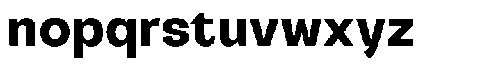Hakter Bold Font LOWERCASE
