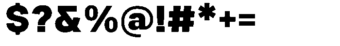 Hakter Extra Bold Font OTHER CHARS