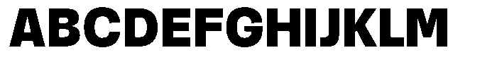 Hakter Extra Bold Font UPPERCASE