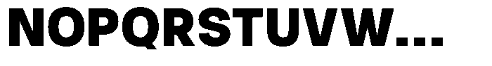Hakter Extra Bold Font UPPERCASE