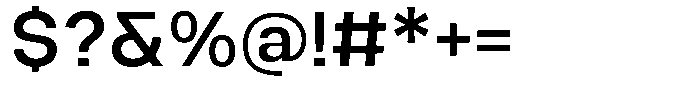 Hakter Medium Font OTHER CHARS