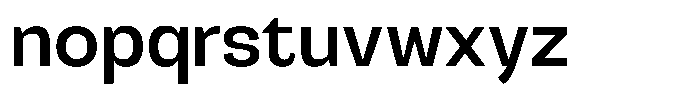 Hakter Medium Font LOWERCASE