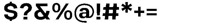 Hakter Semi Bold Font OTHER CHARS