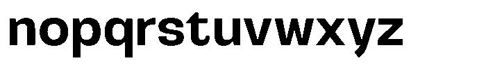 Hakter Semi Bold Font LOWERCASE