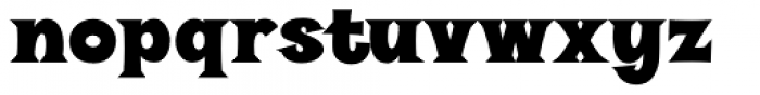 Halau Serif Bold Font LOWERCASE