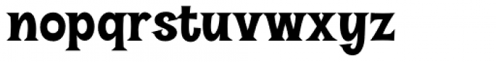 Halau Serif Regular Font LOWERCASE