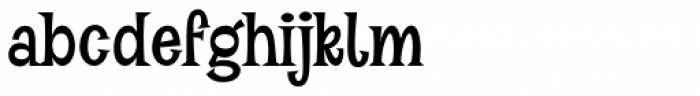 Halau Serif Thin Font LOWERCASE