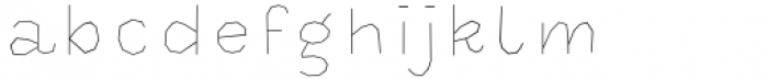 Halau Spooky Bold Inline Font LOWERCASE