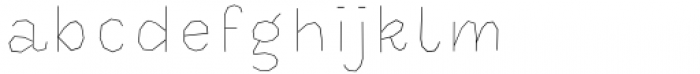 Halau Spooky Medium Inline Font LOWERCASE