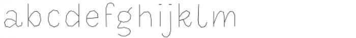 Halau Spooky Regular Inline Font LOWERCASE
