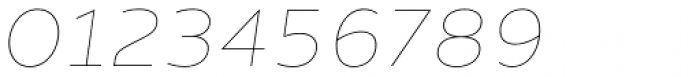 Halcom Thin Italic Font OTHER CHARS