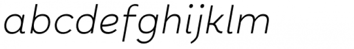 Halcyon Light Italic Font LOWERCASE