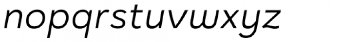 Halcyon Regular Italic Font LOWERCASE