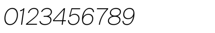 Halenoir Compact Display Extra Light Oblique Font OTHER CHARS
