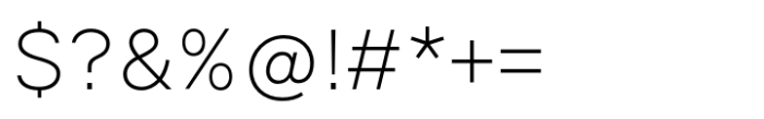 Halenoir Compact Text Extra Light Font OTHER CHARS