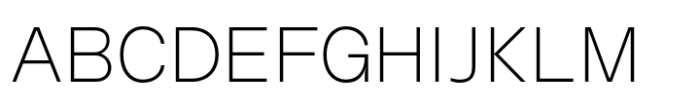 Halenoir Compact Text Extra Light Font