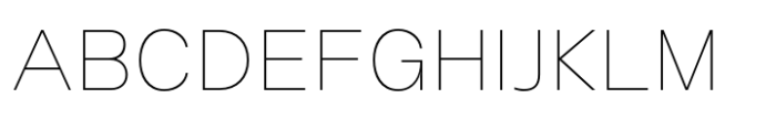 Halenoir Compact Text Ultra Light Font UPPERCASE