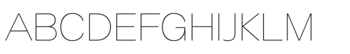 Halenoir Display Thin Font UPPERCASE