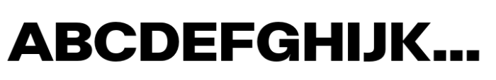 Halenoir Expanded Black Font UPPERCASE