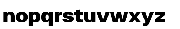Halenoir Expanded Black Font LOWERCASE