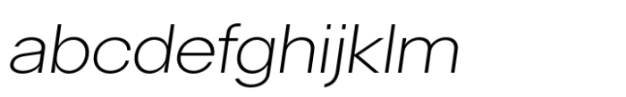Halenoir Expanded Extra Light Oblique FONT