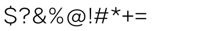 Halenoir Text Light Font OTHER CHARS