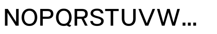 Halenoir Text Medium Font UPPERCASE