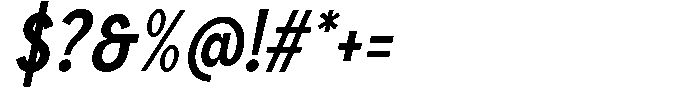 Haleriy Italic Font OTHER CHARS
