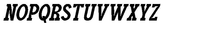 Haleriy Italic Font UPPERCASE