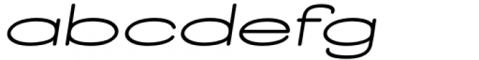 Halesbridge Bold Extra Wide Italic Font LOWERCASE