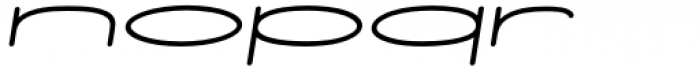 Halesbridge Bold Super Wide Italic Font LOWERCASE
