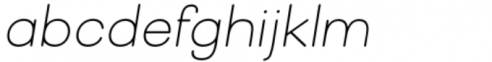 Halesbridge Light Italic Font LOWERCASE