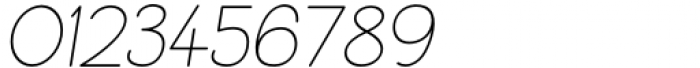 Halesbridge Thin Italic Font OTHER CHARS