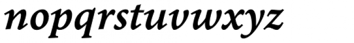 Halesworth eText Bold Italic Font LOWERCASE