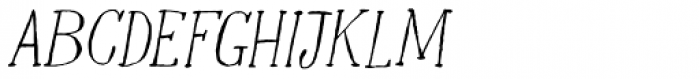 Halewyn Italic Font UPPERCASE