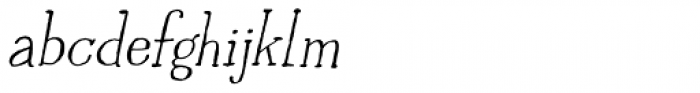 Halewyn Italic Font LOWERCASE