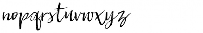 Halfback Font LOWERCASE