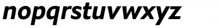 Halifax Bold Italic Font LOWERCASE